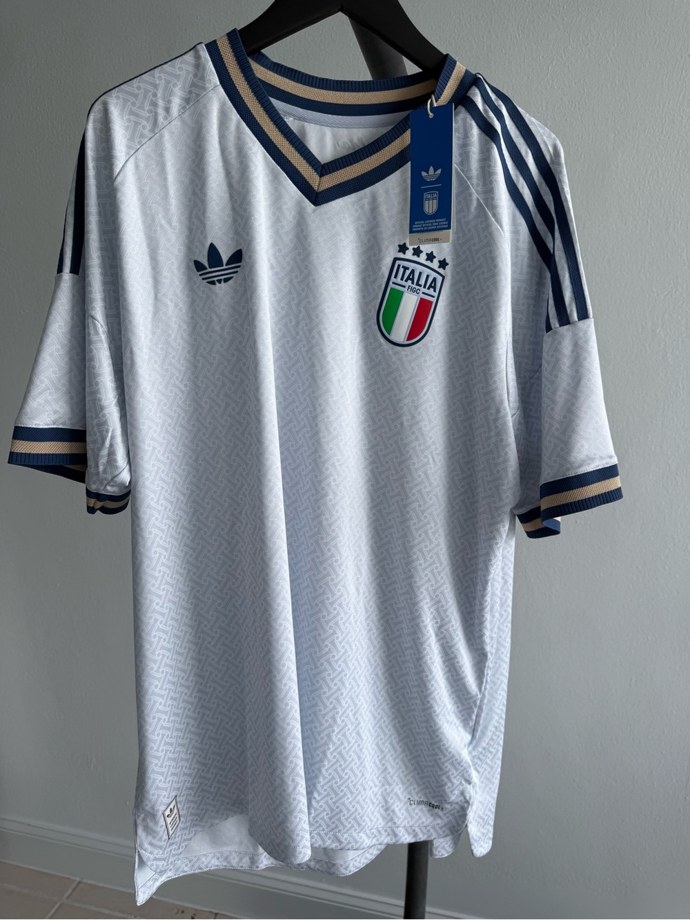 adidas Italy FIGC Player Version Authentic Jersey Men 2XL NWT